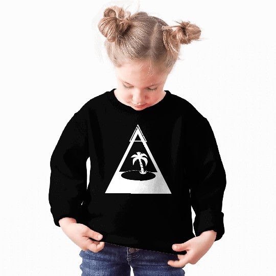 Palm Tree With Triangles Sweatshirts