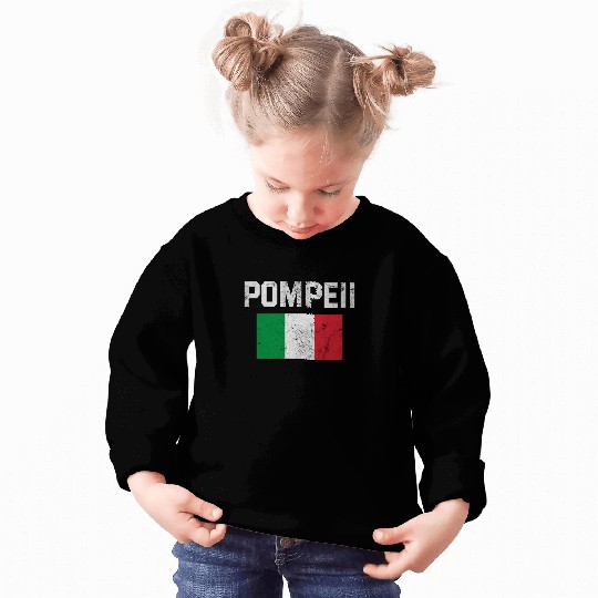 Pompeii Flag Italy Geology Sweatshirts