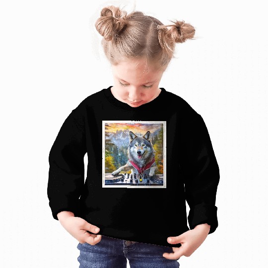 DJ Wolf Wilderness Mix Sweatshirts