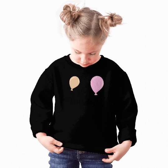 Happy birthday party balloons Sweatshirts