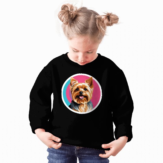 Synthwave Yorkshire Terrier 2 Sweatshirts