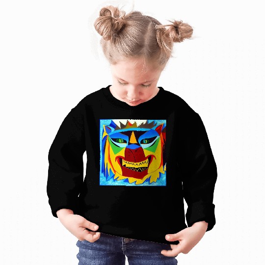 abstract lion Sweatshirts