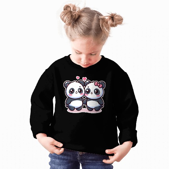 Cute Bubu Dudu Panda Bear couple Sweatshirts