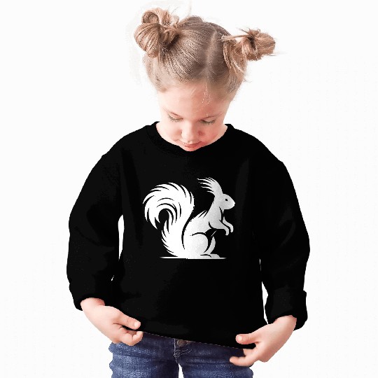 Cute Squirrel With A Bushy Tail Sweatshirts