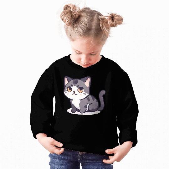 Meow Serie: Playful Shadows Sweatshirts