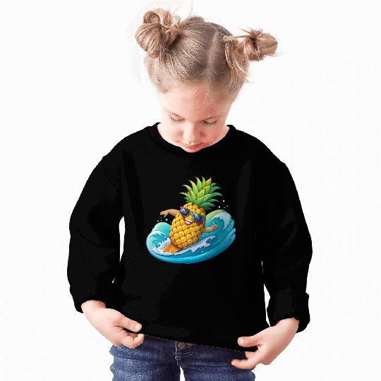 Pineapple Surfer Sweatshirts