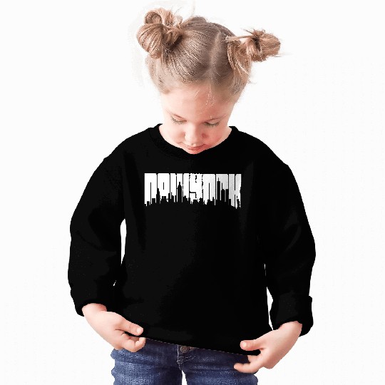 New York Skyline Typography Sweatshirts