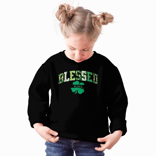 Blessed Mama St Patricks Day Spring and Summer Sweatshirts
