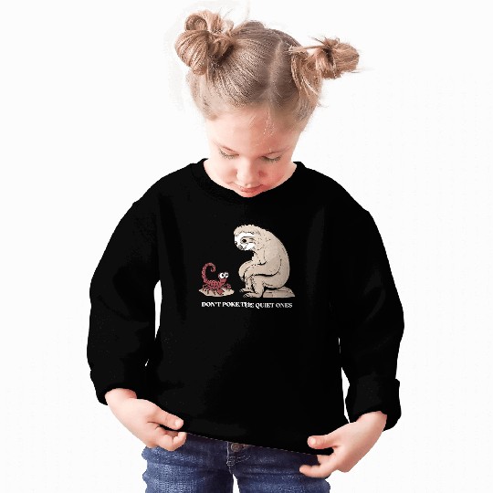 Scorpio Zodiac Sloth Don't Poke The Quiet Ones Sweatshirts