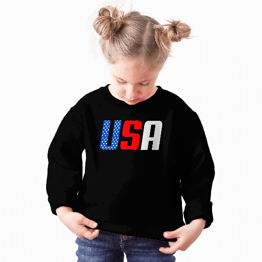 Stars and Stripes USA Flag Design Sweatshirts