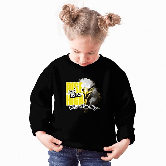 Eagle with Bold Flight Theme Sweatshirts