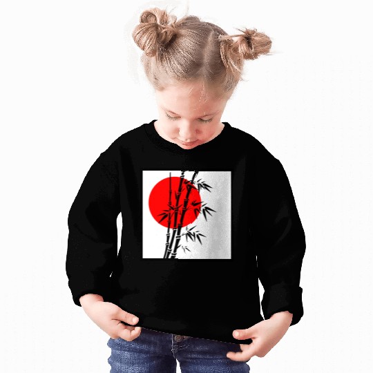 Japanese Bamboo Serenity Sweatshirts