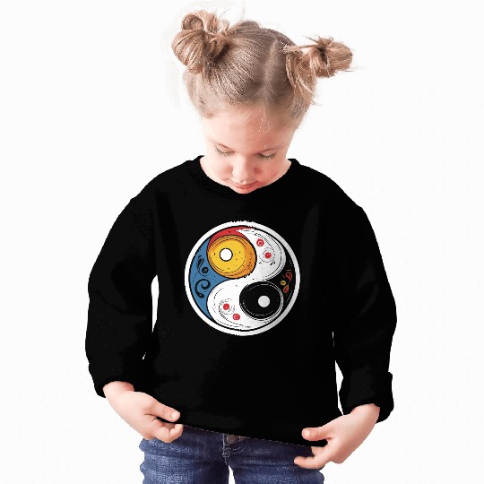 Celestial Balance Yin Yang Art Sweatshirts