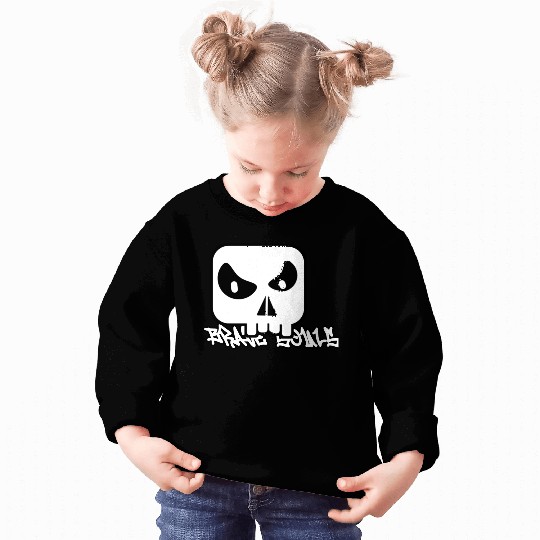 Minimalist Skull Graffiti Design Sweatshirts