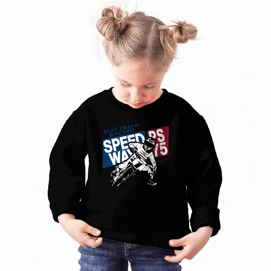 Flat Track Rider - Speedway Racing Sweatshirts