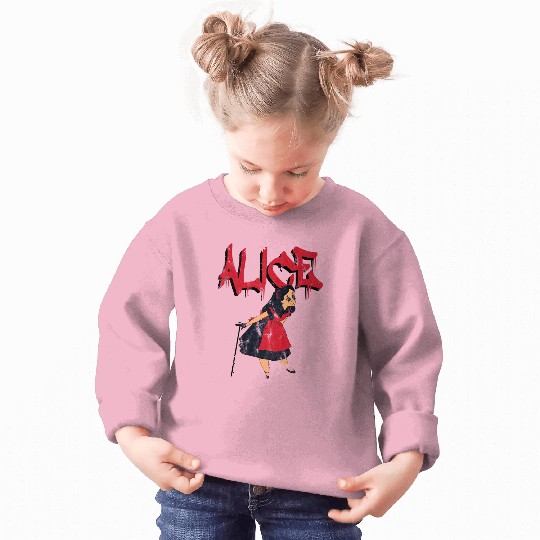 Alice In Wonderland Vs Alice Cooper - Alice Cooper - Sweatshirts