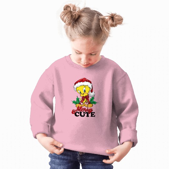 Tweety Bird Sweatshirt Looney Tunes Christmas Tweety Bird Merry & Cute