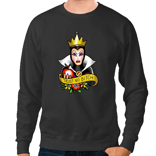 Get Here The Evil Queen Trust No Bitch T-Shirt, Snow White Disney Tee Sweatshirts