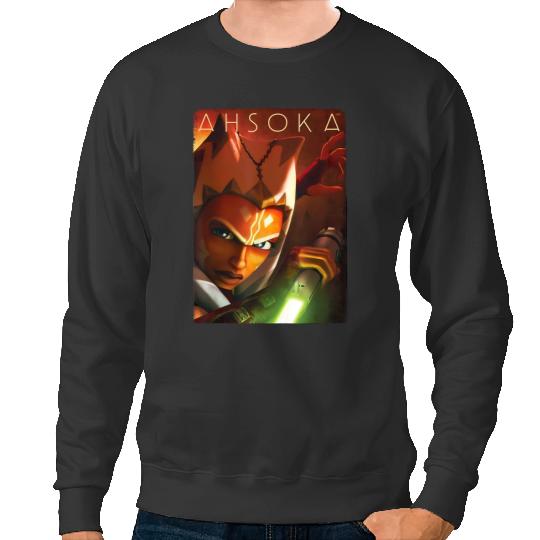 Ahsoka Tano Sweatshirts, Power of the Galaxy Lightsaber Sweatshirts, Disney Star Wars Sweatshirts