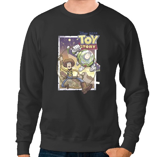 Discover Disney Toy Story Sweatshirts, Retro Woody and Buzzy Lightyear