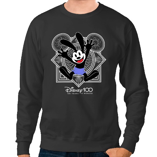 Disney Oswald The Lucky Rabbit Sweatshirts, Oswald Sweatshirts, Disney 100 Years of Wonder Sweatshirts, Disneyland 100th Anniversary Sweatshirts