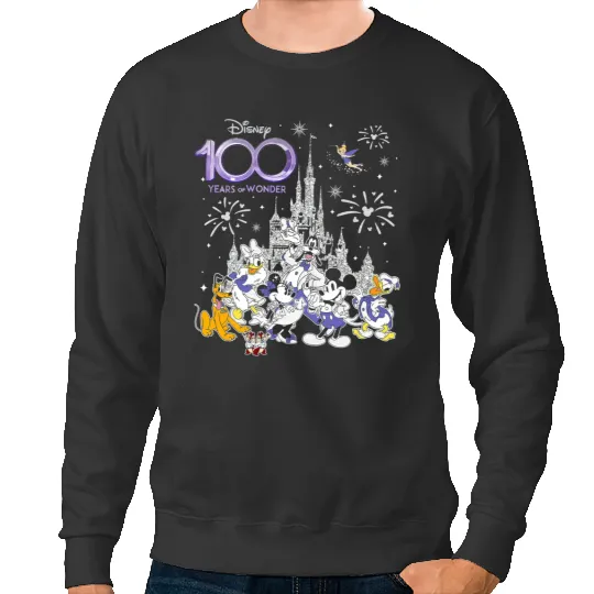 Disney 100 Year of Wonder Sweatshirts, 100 Years Anniversary Sweatshirts