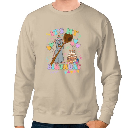 Ratatouille Remy It's My Birthday Sweatshirts Disney Family Matching Sweatshirts