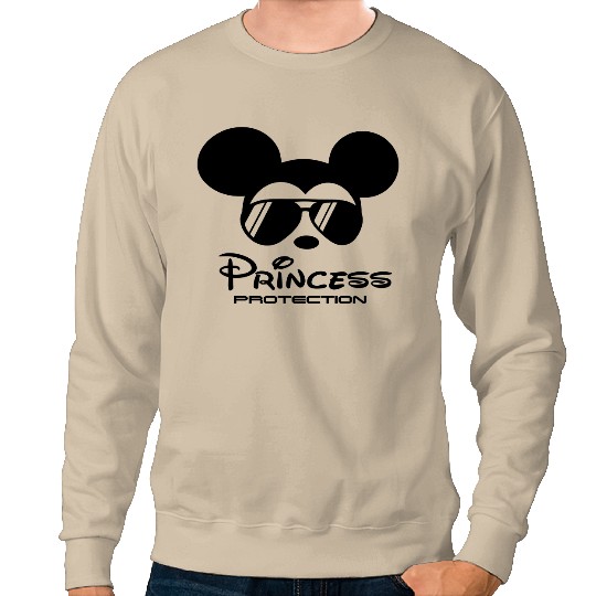Princess Protection Sweatshirts, Disney Princess Security Sweatshirts, Disney Dad Sweatshirts, Mickey Mouse Sweatshirts