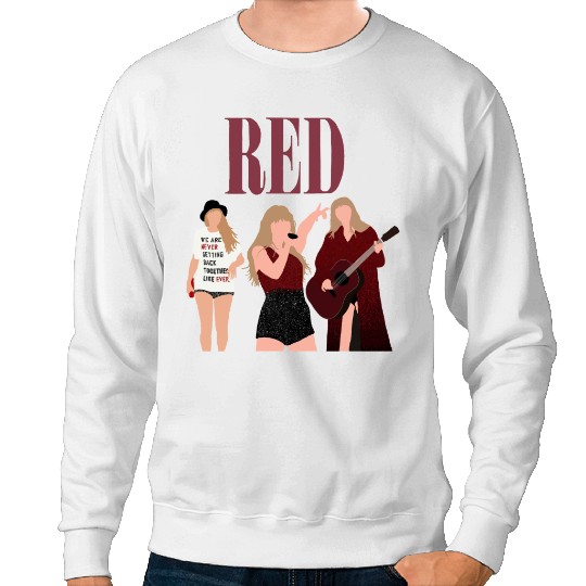 taylorswift red eras tour art Sweatshirts