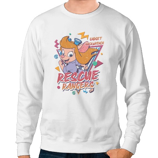 Gadget Hackwrench Sweatshirts, Retro Disney Sweatshirts, Rescue Rangers Sweatshirts, Chip and Dale Sweatshirts