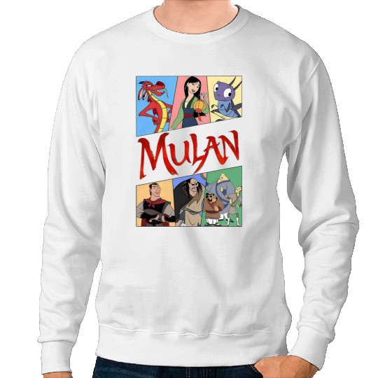 Retro 90s Vintage Disney Mulan Sweatshirts , Cri-Kee ,Shan Yu ,Mushu ,Li Shang
