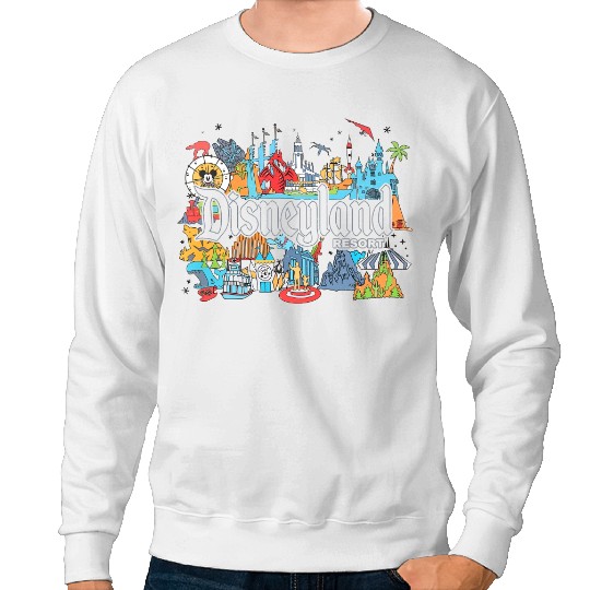 Disneyland Resort  Sweatshirts, Vintage Disney Sweatshirts, Magic Kingdom Sweatshirts, Disney World Sweatshirts