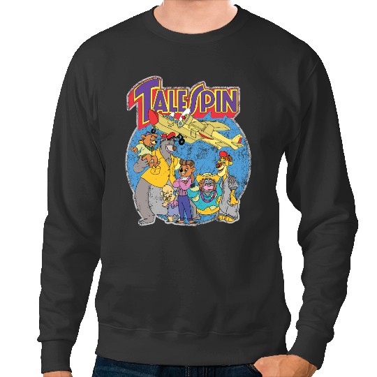 Disney's TaleSpin Graphic Sweatshirts Main Cast Poster Sweatshirts