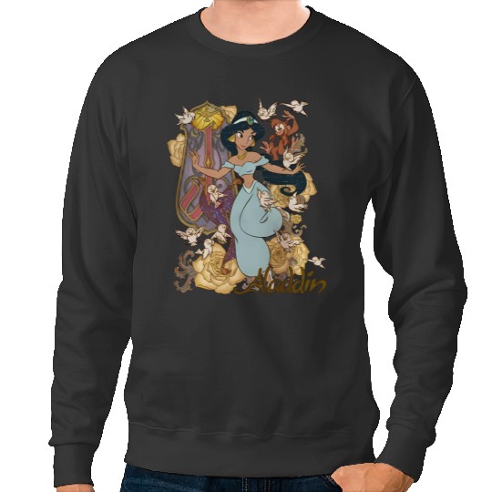Vintage Princess Jasmine Alladin Sweatshirts,Disney Character Sweatshirts