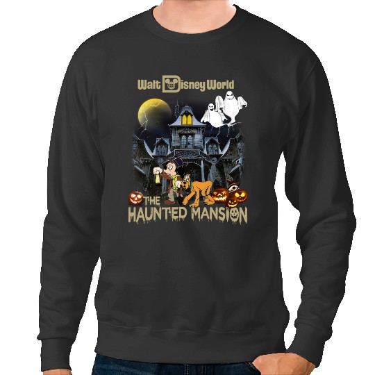 Vintage Haunted Mansion Sweatshirts, Disney Halloween Sweatshirts, Mickey Haunted Mansion Sweatshirts