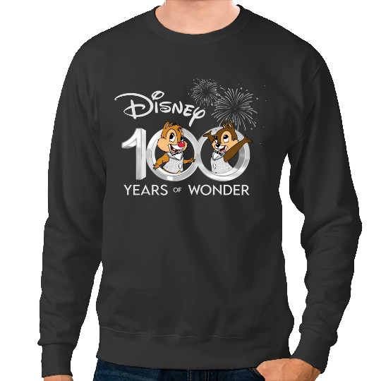 Disney 100 Years of Wonder Sweatshirts, 100th Anniversary Sweatshirts, Chip and Dale Sweatshirts