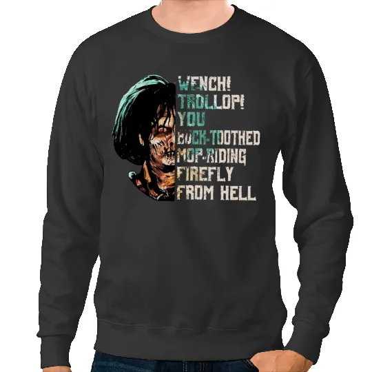 Vintage Disney Billy Butcherson Wench Trollop Sweatshirts, Hocus Pocus 2 Sweatshirts, Sanderson Sisters Witch Sweatshirts