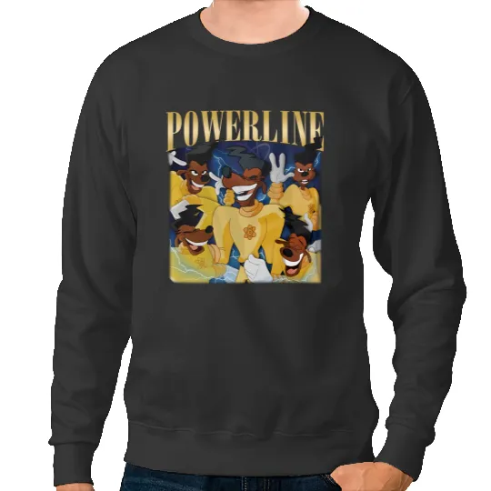 Vintage Disney Powerline Sweatshirts, Powerline Stand Out Tour, Powerline Goofy Movie