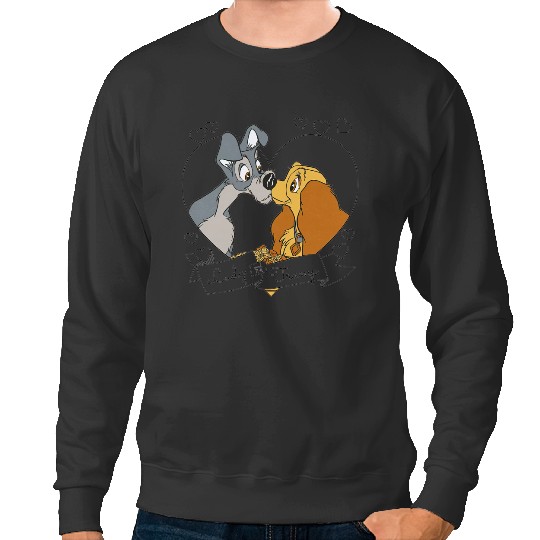 Disney Lady And The Tramp Sweatshirts, Disney Couple Sweatshirts
