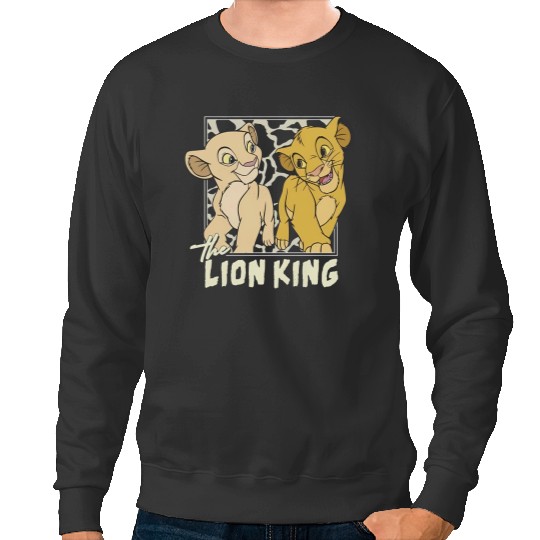 Disney Lion King Simba And Young Nala Sweatshirts