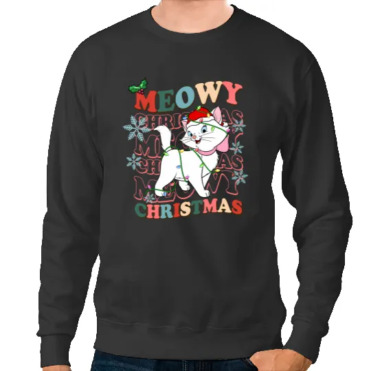 Disney Aristocats Santa Marie Cat Christmas Lights Costume Sweatshirts