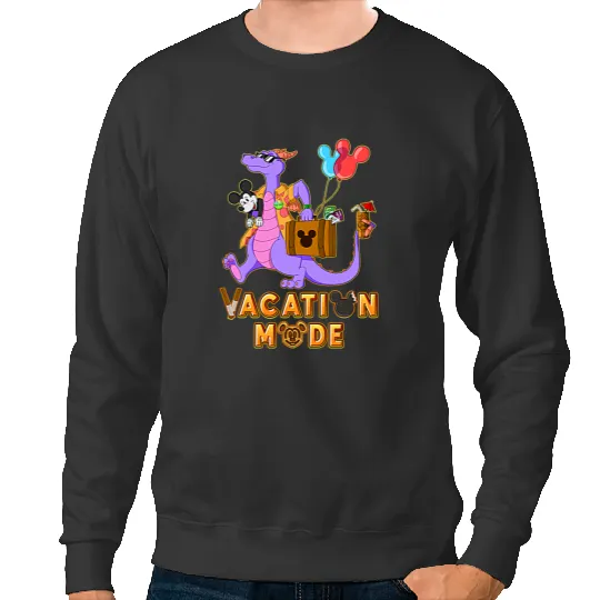 Disney Funny Figment & Mickey Mouse Sweatshirts, Disneyland Sweatshirts