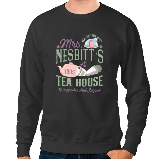 Disney T.oy Stor.y Buzz Lightyear Mrs. Nesbitts Tea House 1995 Sweatshirts
