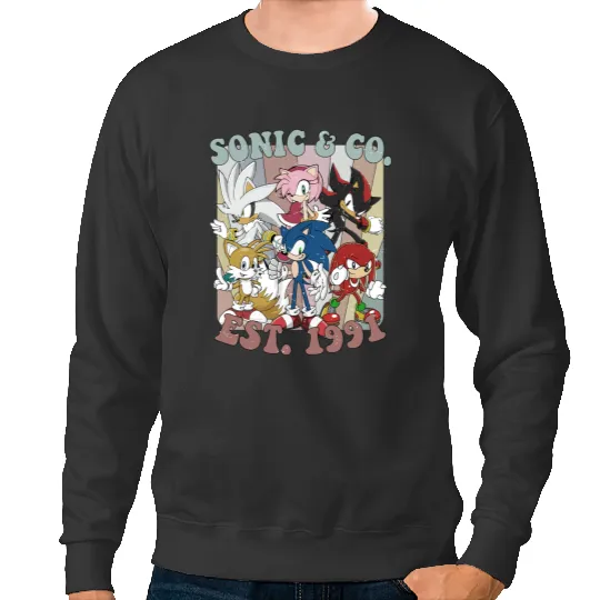 Vintage Disney Sonic And Co 1991 Colors Sweatshirts
