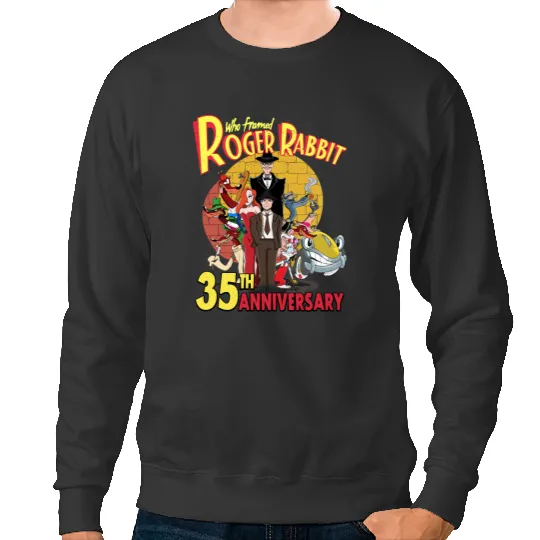 Discover Who Framed Roger Rabbit 35Th Anniversary Disney Movie Sweatshirts, Vintage Disney Sweatshirts