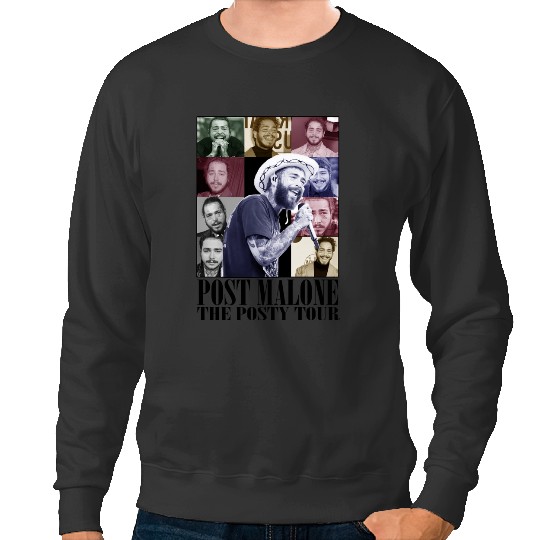 Eras Tour Style Post Malone Sweatshirts, Vintage Post Malone The Posty Tour 2023 Gift