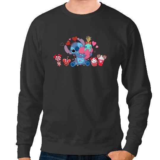 Disney Stitch Valentine Sweatshirts