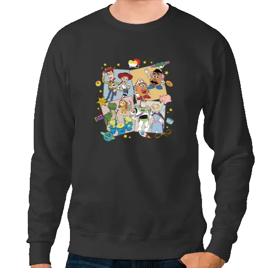 Retro Toy Story Sweatshirts, Disney Family Sweatshirts, Toy Story Friends tanks, Woody Jessie Buzz Lightyear, Aliens Slinky T-Rex