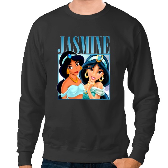 Princess Jasmine Aladdin Vintage Sweatshirts, Jasmine Disney Sweatshirts, Disney Character Sweatshirts