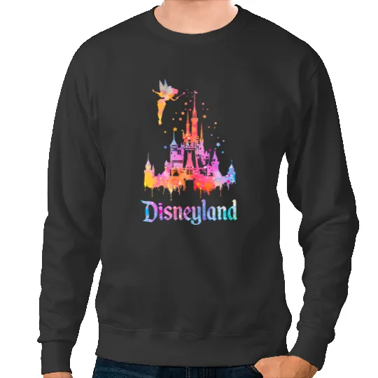 Disney Magic Kingdom Tie Dye Sweatshirts, Disneyland Tie-Dye Sweatshirts